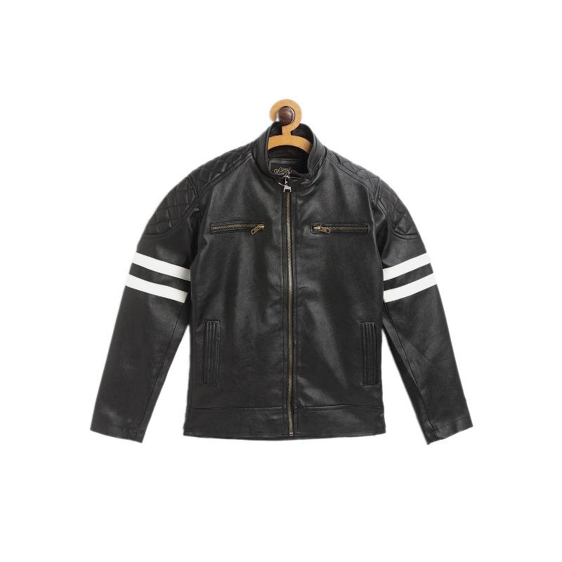  Leather Retail Boys Lightweight Biker Jacket