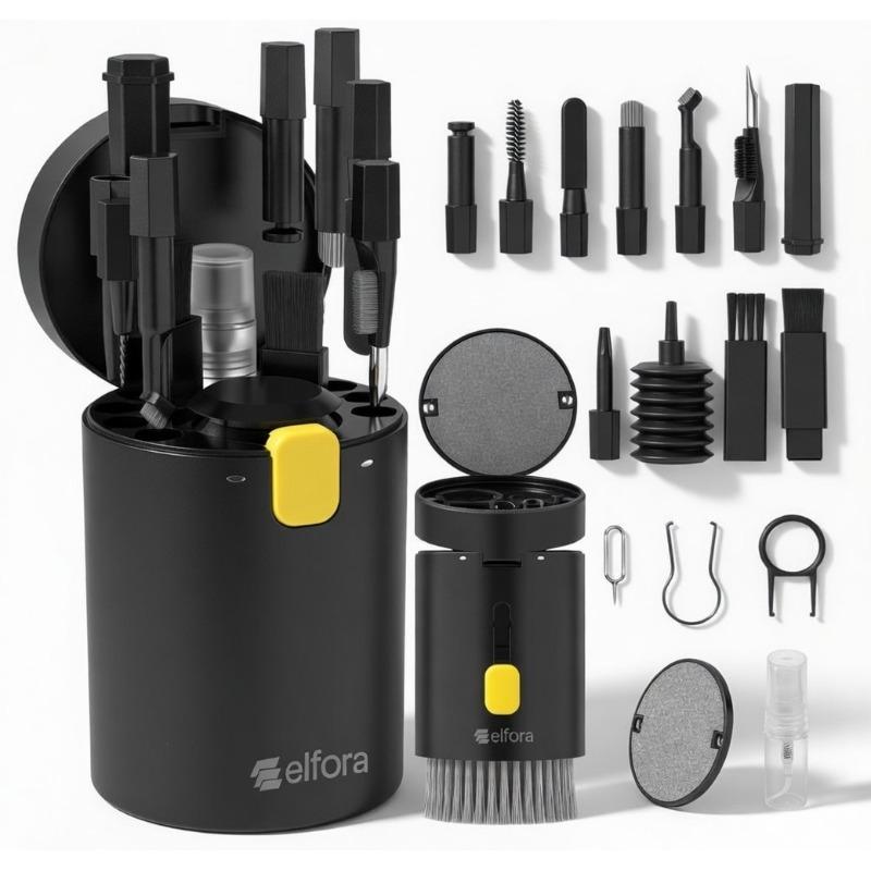 20-in-1 Multifunction Electronic Cleaning Kit for Laptops, Phones, Keyboards & More