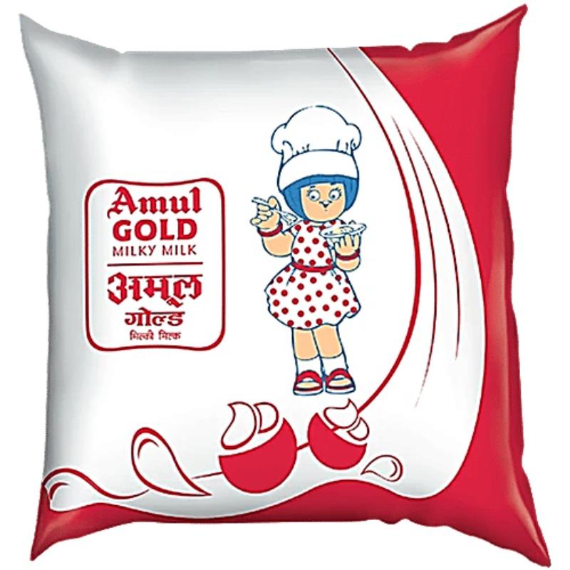 Amul Gold Full Cream Milk Pouch 500ml