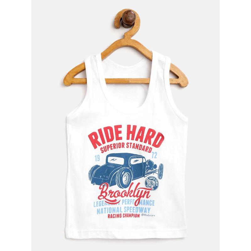 Bodycare Kids Boys Pack Of 6 Innerwear Vests 1240ABCDEF-60