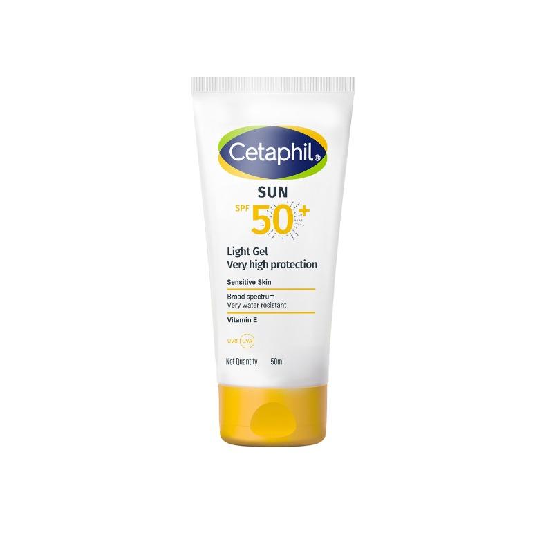 Cetaphil Sun SPF 50 Lightweight Water-Resistant Gel with Vitamin E, 50ml