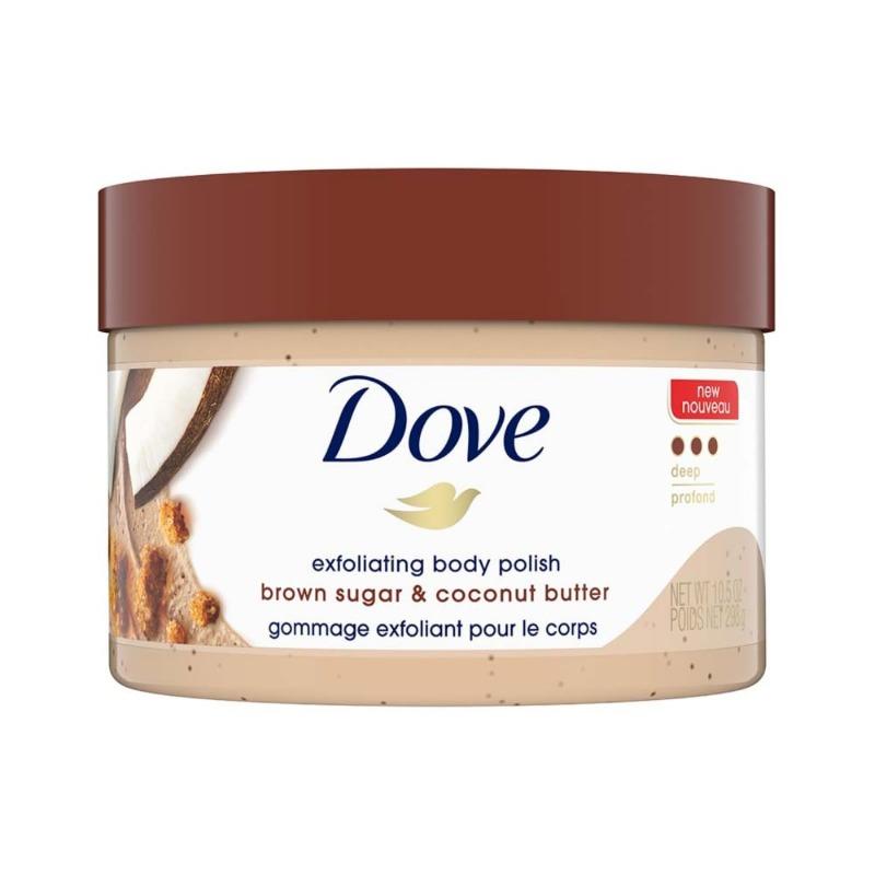 Dove Exfoliating Body Polish Scrub - Brown Sugar & Coconut Butter, 298g