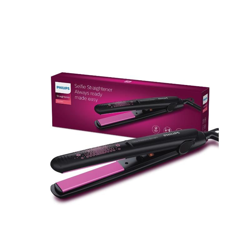 Philips BHS216/00 Ceramic Hair Straightener - Black & Pink