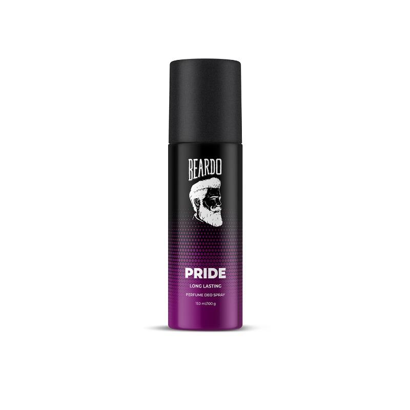 BEARDO Pride Men's Strong & Long-Lasting Perfume Deodorant Spray - 100g