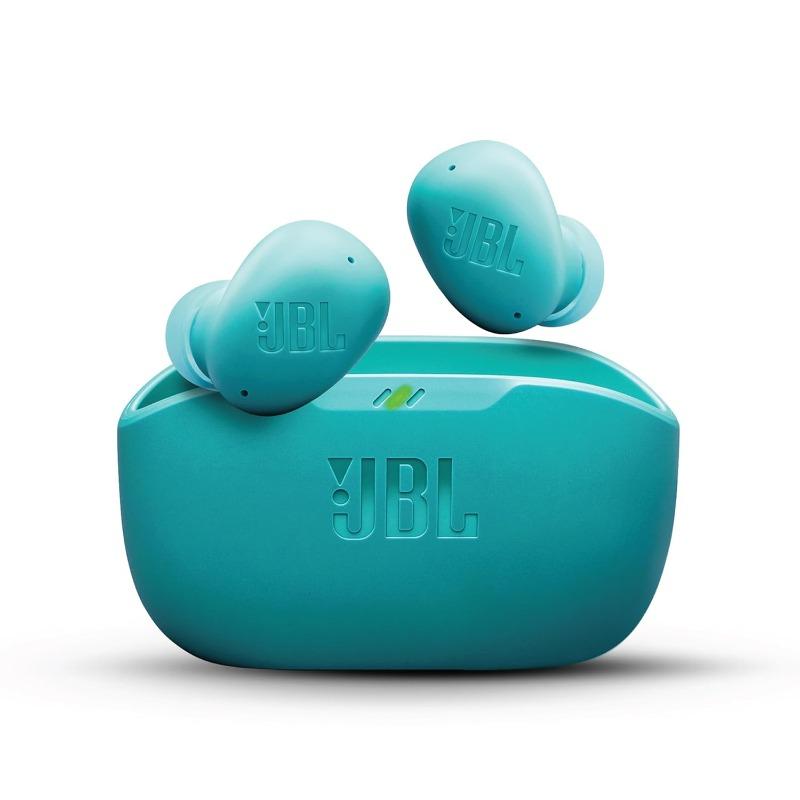 JBL Wave Buds 2 Wireless Earbuds with ANC, 40H Playback, IP54 - Blue