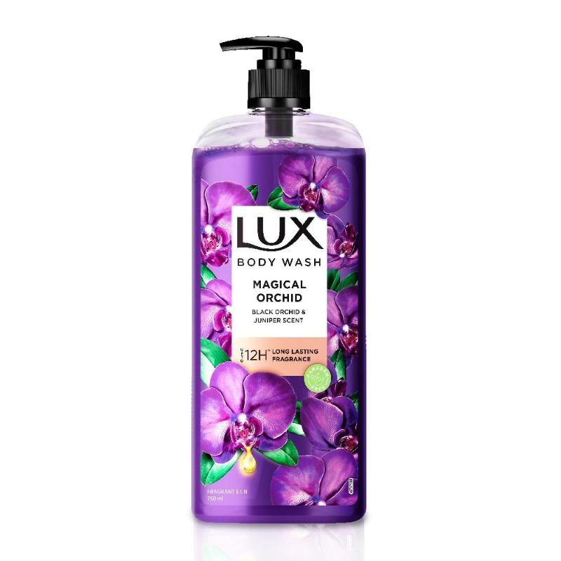 Lux Magical Orchid Bodywash: Black Orchid & Juniper Oil, 750ml for Fragrant, Soft Skin