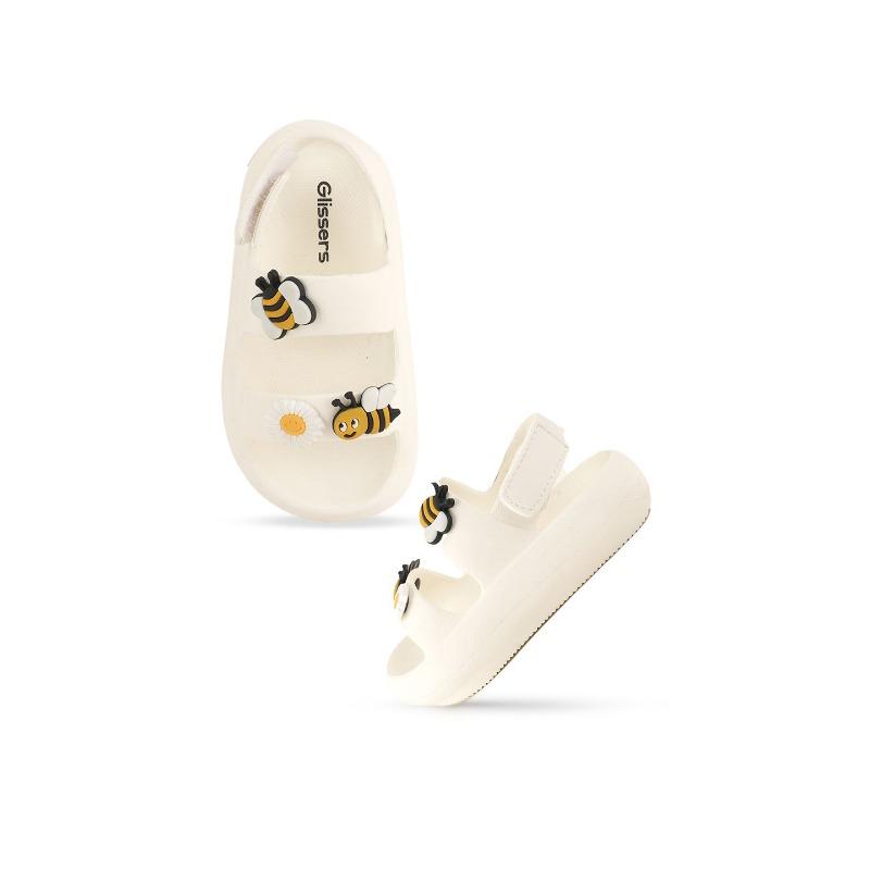 GLISSERS Kids Unisex bee and daisy EVA Sandals